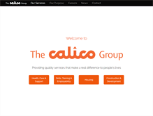 Tablet Screenshot of calico.org.uk